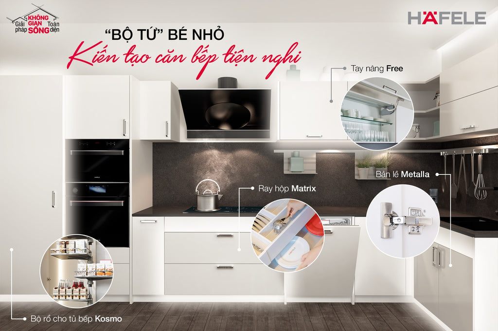 Phụ kiện tủ bếp Hafele Phụ kiện tủ bếp Hafele