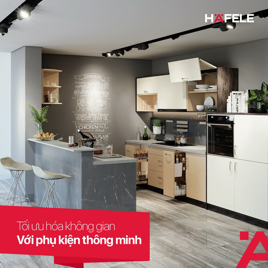 Phụ kiện tủ bếp Hafele Phụ kiện tủ bếp Hafele