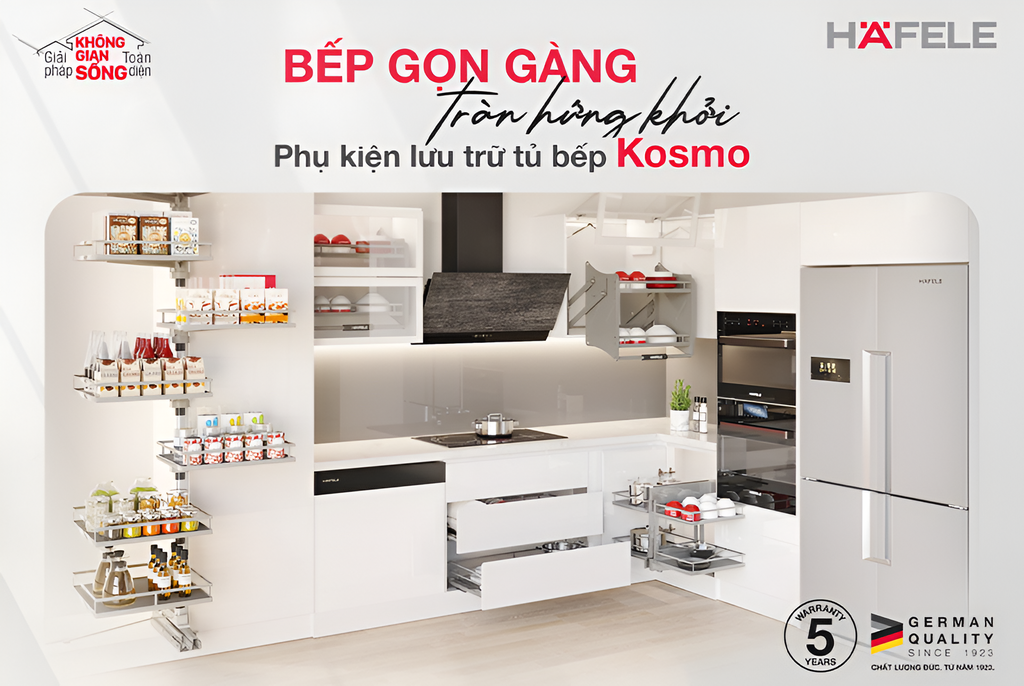 Phụ kiện tủ bếp Hafele Phụ kiện tủ bếp Hafele
