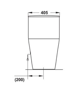 Bồn cầu một khối Hafele Sapporo