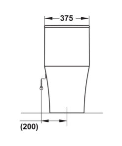 Bồn cầu một khối Hafele Sapporo