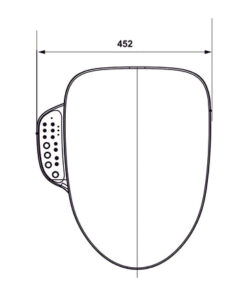 Nắp bồn điện tử thân V Hafele SENSE-Ä GEN I