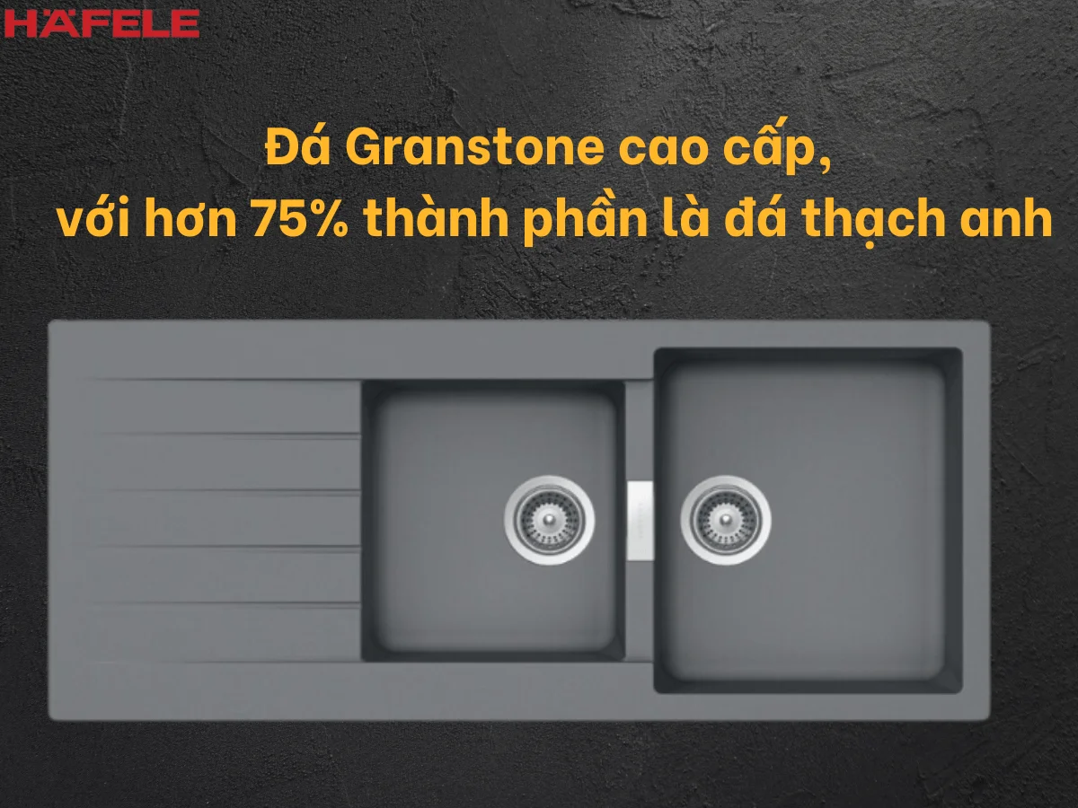PHONG CÁCH ĐẦY SANG TRỌNG VỚI BỘ SƯU TẬP CHẬU VÀ VÒI ĐÁ HAFELE